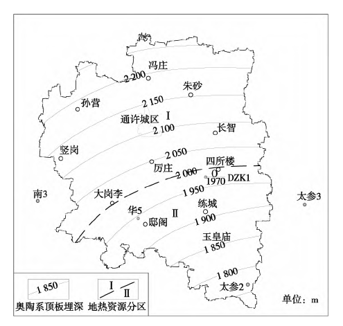 通許縣中深層地熱資源分布規律-地大熱能